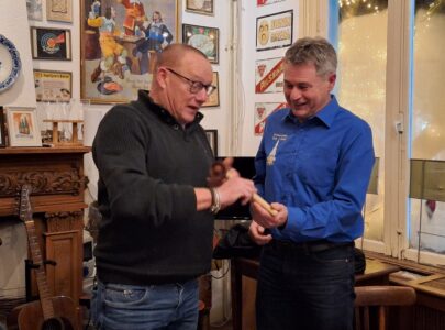 Voorzitterswissel bij het Klokkenluidersgilde